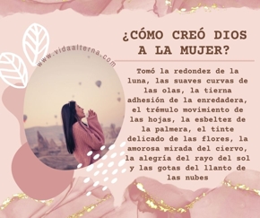 ¿Cómo creo Dios a la mujer?