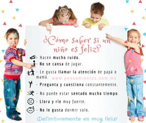 ¿Cómo saber si un niño es feliz?