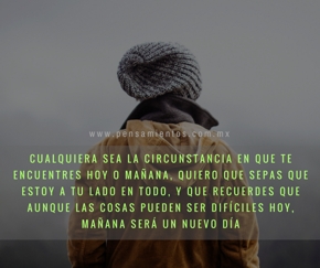 Ma&ntilde;ana ser&aacute; un nuevo d&iacute;a